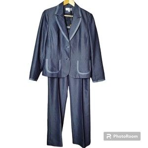 Lena Gabrielle New York Gray Suit Size 12